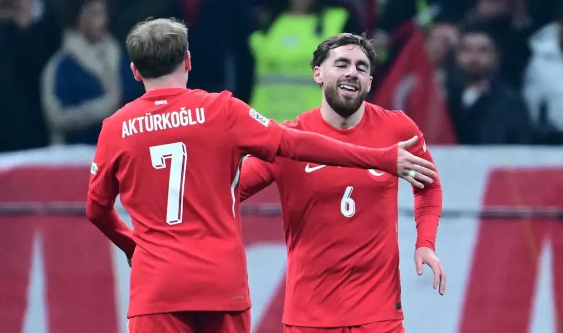A Milli Futbol Takımımızın yıldız oyuncuları Orkun Kökçü ve Kerem