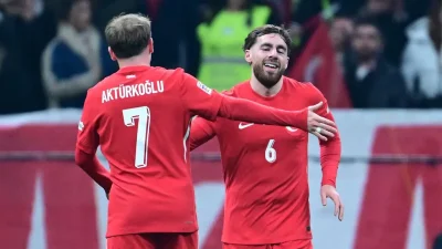 A Milli Futbol Takımımızın yıldız oyuncuları Orkun Kökçü ve Kerem