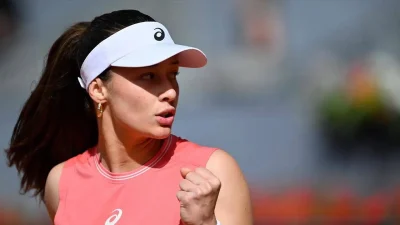 İngiltere’de düzenlenen WTA 250 Lexus Nottingham Açık turnuvasında mücadele eden