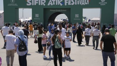 Atatürk Havalimanı’nda kapılarını açan Sıfır Atık Festivali, üçüncü gününde de