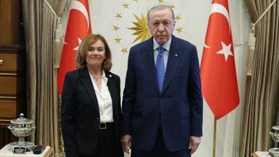 Cumhurbaşkanı Recep Tayyip Erdoğan, Beştepe’deki Cumhurbaşkanlığı Külliyesi’nde çok önemli bir