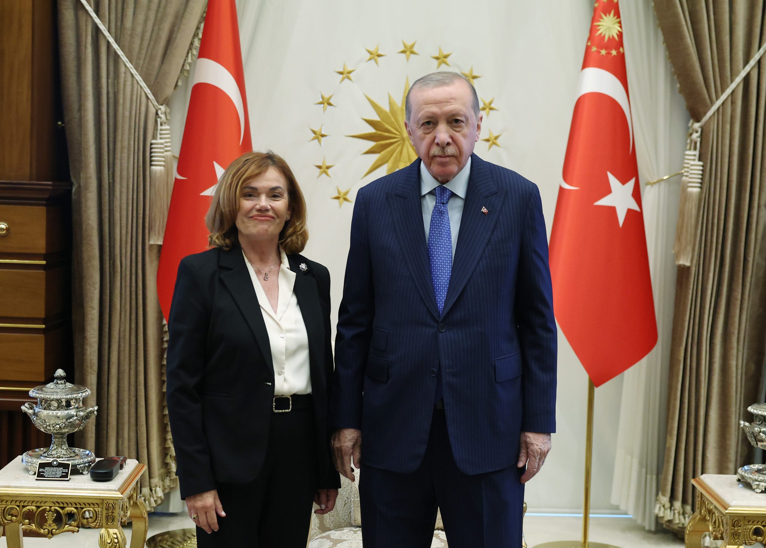 Cumhurbaşkanı Recep Tayyip Erdoğan, Beştepe’deki Cumhurbaşkanlığı Külliyesi’nde çok önemli bir