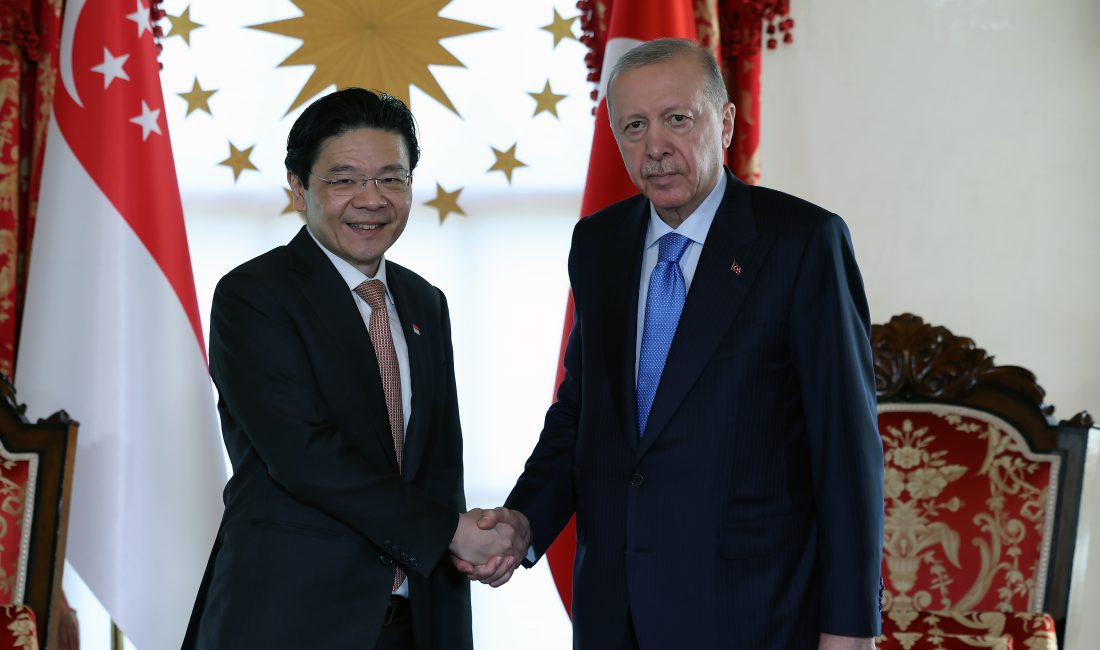Cumhurbaşkanı Recep Tayyip Erdoğan, Türkiye’ye çalışma ziyaretinde bulunan Singapur Başbakanı