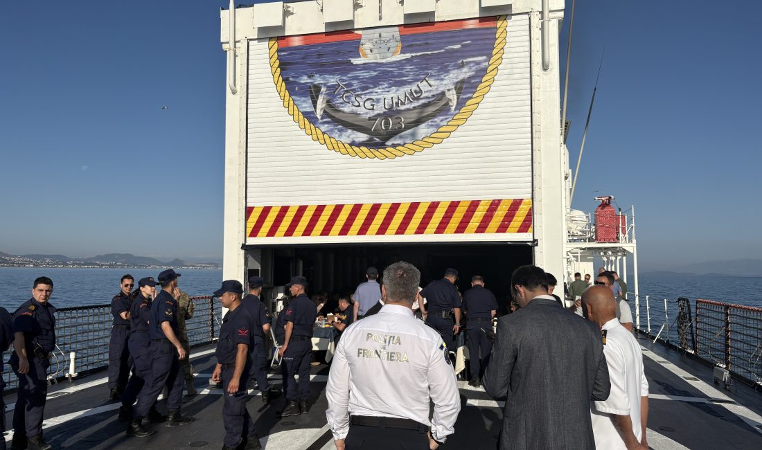 Sahil Güvenlik Komutanlığı koordinesinde Ege Denizi’nin uluslararası sularında başlatılan Deniz