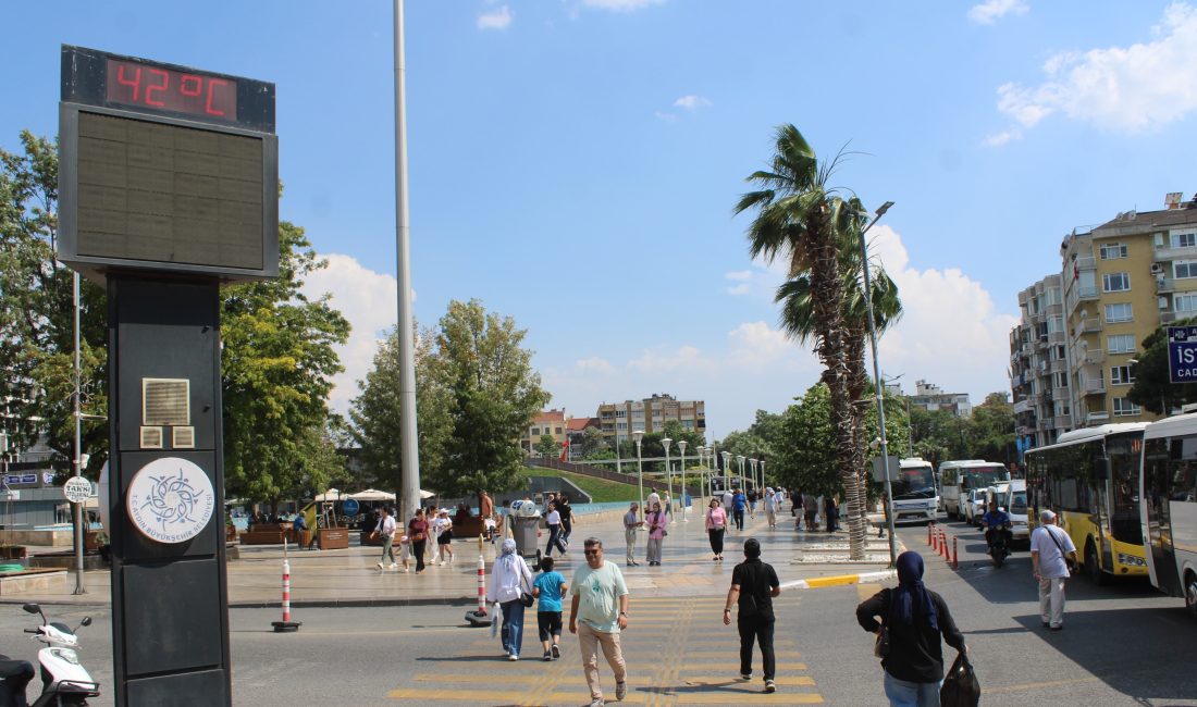 Aydın’da uzun süredir etkisini sürdüren serin havanın ardından aniden bastıran