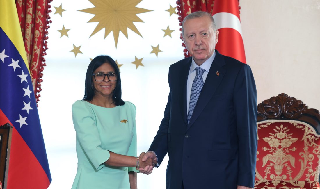Cumhurbaşkanı Recep Tayyip Erdoğan’ın davetiyle İstanbul’a gelen Venezuela Geçici Devlet