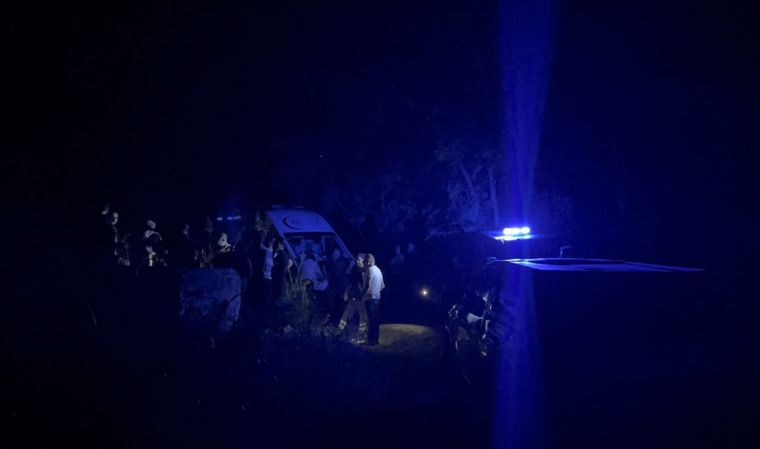 Osmaniye’nin Sumbas ilçesinde otlattığı keçisi sulama kanalına düşünce arkasından suya
