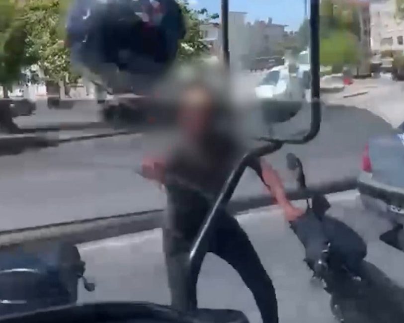 Kayseri’de maddi hasarlı bir kazanın ardından öfkesine hakim olamayarak diğer