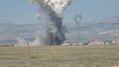 Niğde’nin Bor ilçesinde faaliyet gösteren bir havai fişek fabrikasından gelen