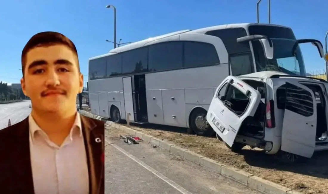 Isparta’nın Şarkikaraağaç ilçesinde tur otobüsü ile hafif ticari aracın kafa