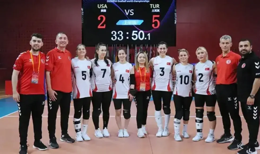 Çin’de düzenlenen IBSA Goalball Dünya Şampiyonası’nda devleşen Kadın Goalball Milli