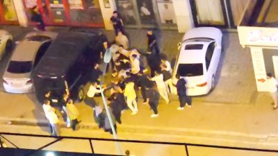 İstanbul Esenyurt’ta bir düğün salonunda başlayan gerginlik, salon dışına taşarak