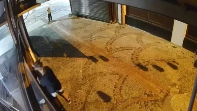 Edirne’de meydana gelen akılalmaz hırsızlık olayı güvenlik kameralarına saniye saniye
