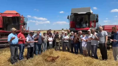 Edirne’nin Meriç ilçesinde tarım sezonunun en heyecanlı dönemi nihayet başladı.