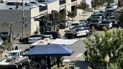 ABD’nin Güney California bölgesinde hareketli dakikalar yaşanıyor. Bir banka şubesine