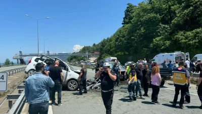 Rize’nin Ardeşen ilçesinde ters yöne girerek adeta ölüme davetiye çıkaran