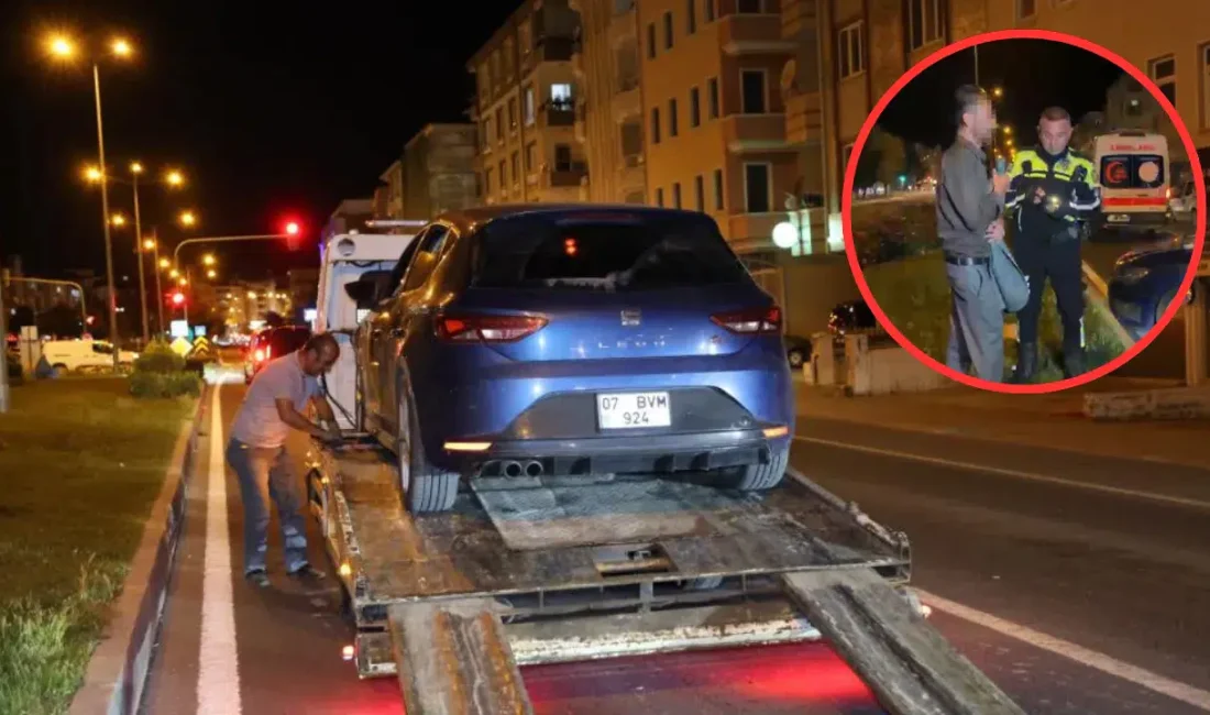 Nevşehir’de alkollü şekilde direksiyon başına geçerek kaza yapan umursamaz sürücü,