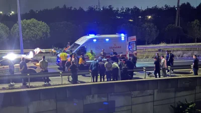 Tekirdağ’ın Kapaklı ilçesinde meydana gelen ve yürekleri ağza getiren trafik