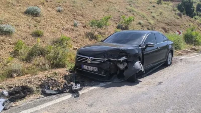 Batman’ın Gercüş ilçesinde iki otomobilin kafa kafaya çarpışması sonucu meydana