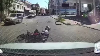 Batman’da seyir halindeki bir motosikletin önündeki otomobile arkadan çarpmasıyla meydana