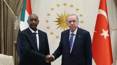 Cumhurbaşkanı Recep Tayyip Erdoğan, Sudan Egemenlik Konseyi Başkanı Abdulfettah el-Burhan’ı