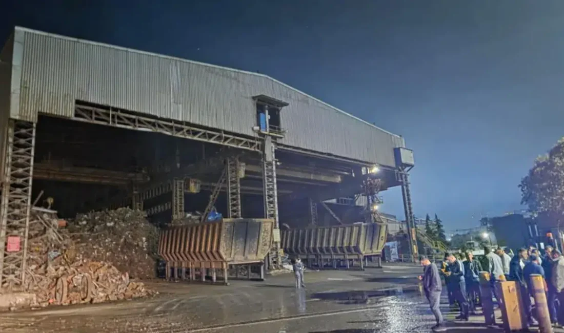 Samsun’un Tekkeköy ilçesindeki Yeşilyurt Demir Çelik Fabrikası’ndan gelen acı haber