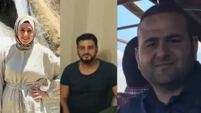 Siirt’in Kurtalan ilçesinde 3 aylık hamile eşi Mine Arı ile