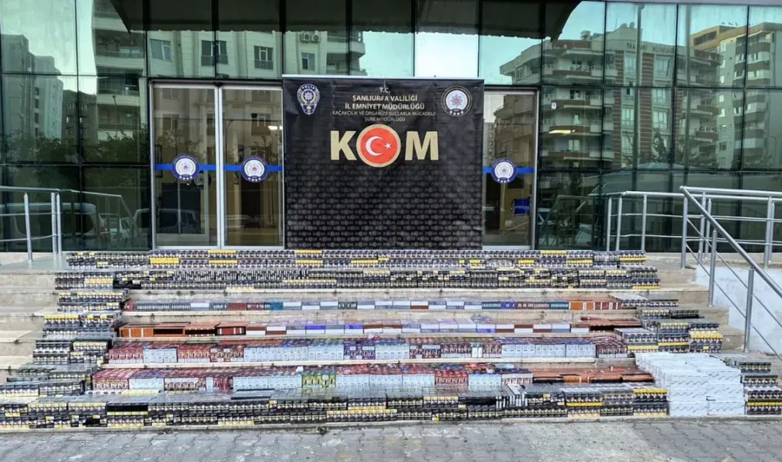 Şanlıurfa’da emniyet güçlerinin düzenlediği dev kaçakçılık operasyonunda ele geçirilenlerin piyasa
