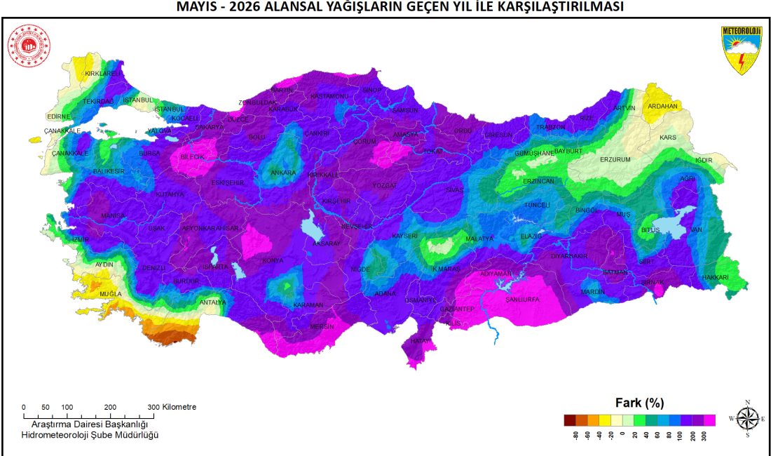 Meteoroloji Genel Müdürlüğü tarafından yayımlanan son resmi rapor Türkiye genelinde