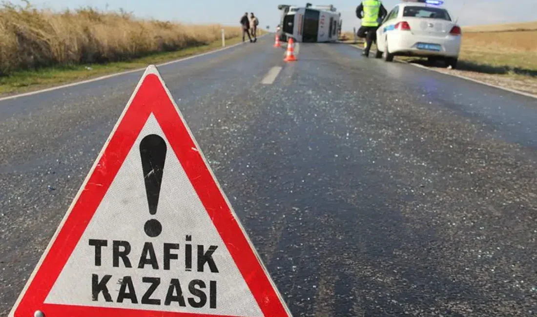 Antalya’nın Serik ilçesinde kontrolden çıkan bir midibüsün yol kenarındaki elektrik