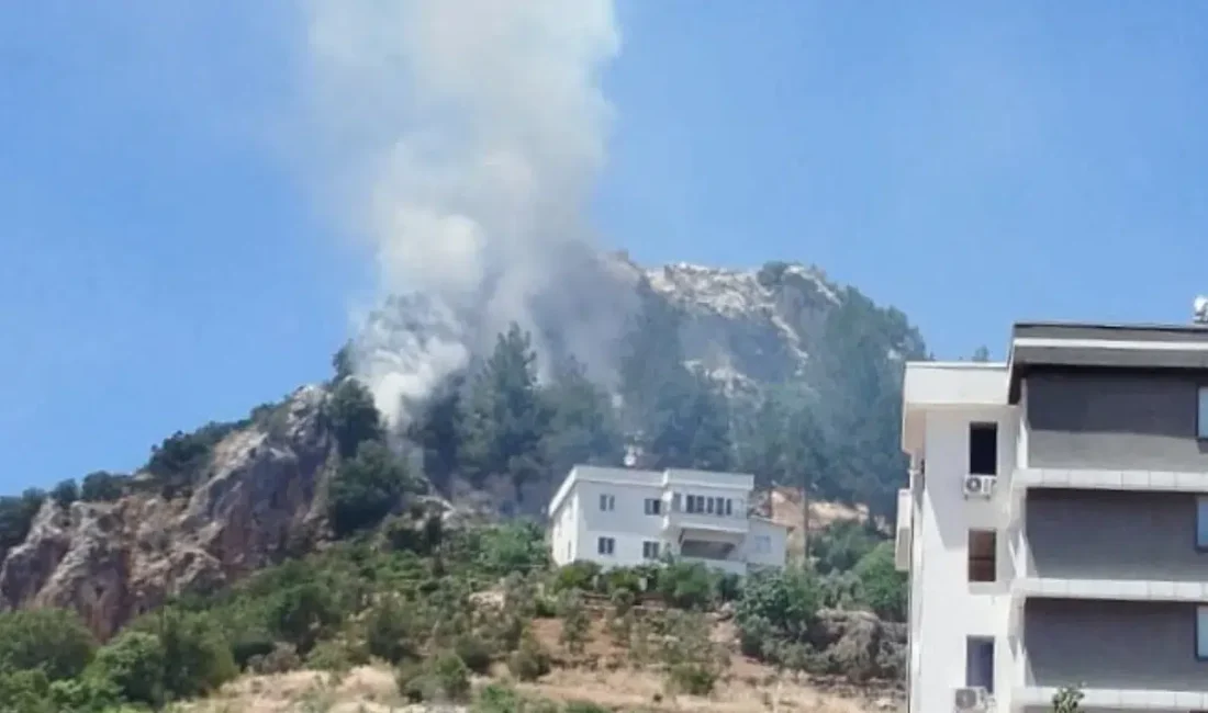 Kahramanmaraş’ın ciğerleri konumundaki Ahır Dağı’nda başlayan ve rüzgarın etkisiyle kısa