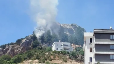 Kahramanmaraş’ın ciğerleri konumundaki Ahır Dağı’nda başlayan ve rüzgarın etkisiyle kısa