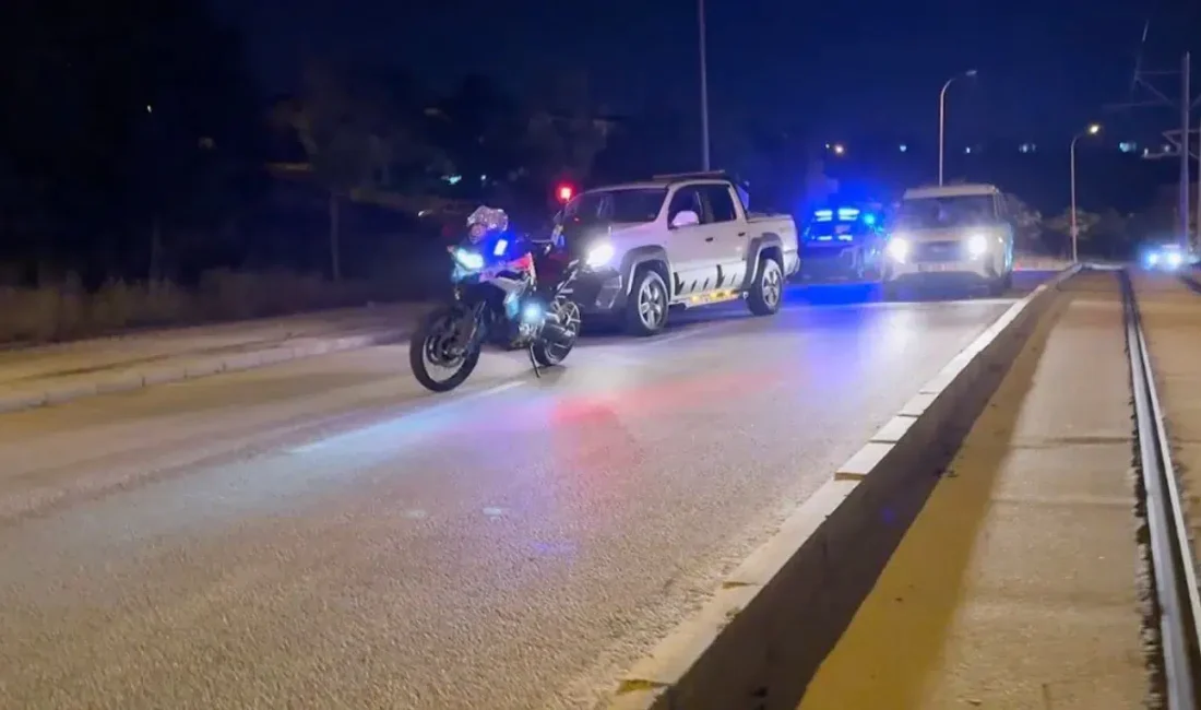 Eskişehir’in Odunpazarı ilçesinde gerçekleştirilen trafik denetimlerinde polisin durdurduğu bir sürücü,