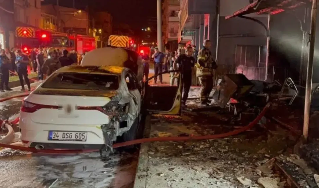 Bursa’nın Osmangazi ilçesinde bir mobilya dükkanının deposunda çıkan yangın büyük