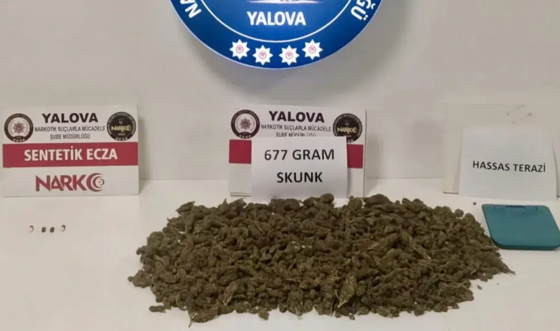 Yalova’nın Çınarcık ilçesinde emniyet güçlerinin titizlikle yürüttüğü uyuşturucu operasyonunda sıcak