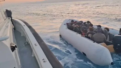 Aydın’ın Kuşadası ilçesi açıklarında hareketli saatler yaşandı. Sahil Güvenlik ekiplerinin