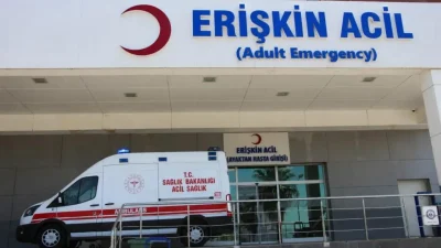 Aydın’da yapımı süren bir fakülte binasının inşaatında meydana gelen korkunç