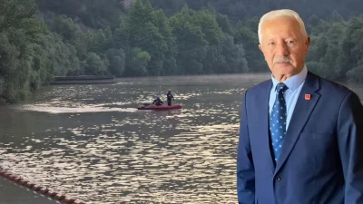 Karabük’te yol kenarında mola verdiği sırada Filyos Çayı’na düşerek akıntıya