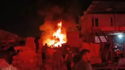 Bursa’nın Osmangazi ilçesinde faaliyet gösteren bir geri dönüşüm tesisinde henüz