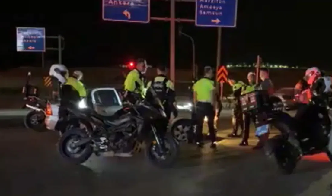 Çorum’da polisin “dur” ihtarına uymayarak kaçan alkollü sürücü, ortalığı birbirine