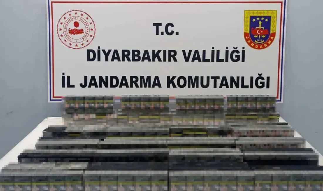 Diyarbakır’da jandarma ekiplerinin uzun süredir takip ettiği kaçakçılara yönelik devasa