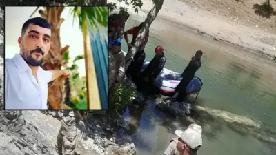 Bingöl’ün Genç ilçesinde serinlemek için girdiği Sarım Çayı’nda akıntıya kapılarak