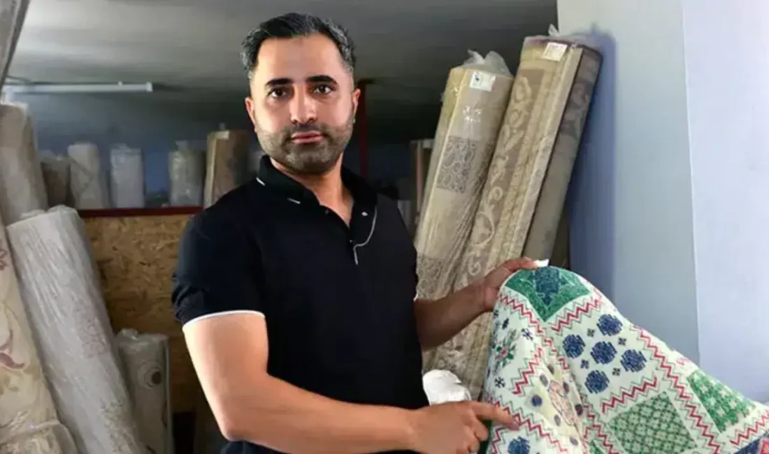 Adana’da halı yıkama işi yapan dürüst esnaf Mehmet Emin Evşin,