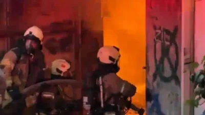Ataşehir’de bir mobilya imalathanesinde başlayan ve kısa sürede depolama alanına