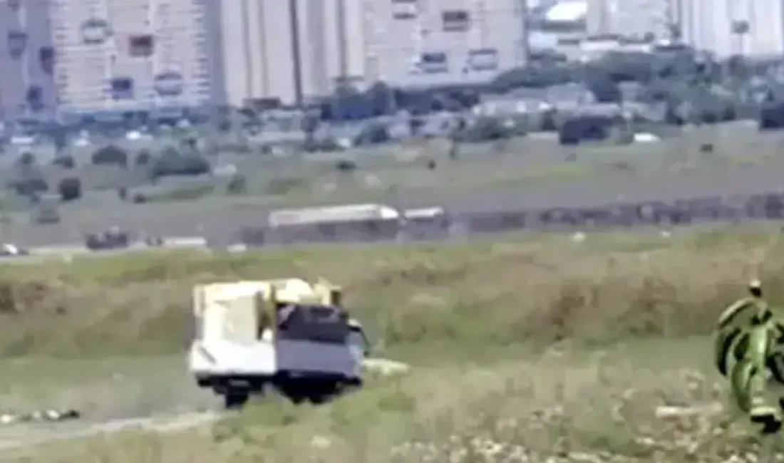 İstanbul Avcılar’da kamyonetiyle taşıdığı köpük ve sünger gibi atık malzemeleri