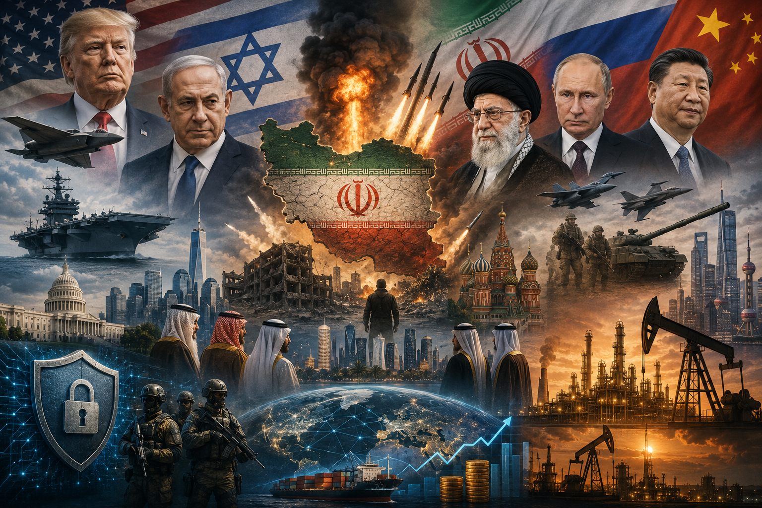 ABD, İsrail, İran, Rusya, Çin, Körfez, Trump, Netanyahu, güvenlik yaklaşımları
