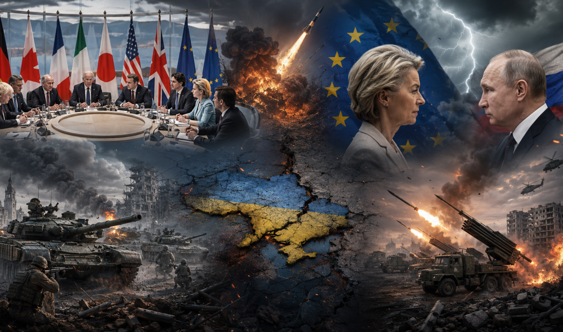 G7'den çıkan mesajlar, karşılıklı büyük saldırılar, Avrupa ve Rusya restleşmesi.