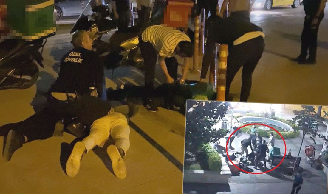 Bursa’nın İnegöl ilçesinde, siparişlerin geç kalması üzerine başlayan tartışma kısa