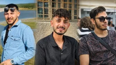 Kırklareli’nin Lüleburgaz ilçesinde seyir halindeyken lastiği patlayan bir otomobil adeta