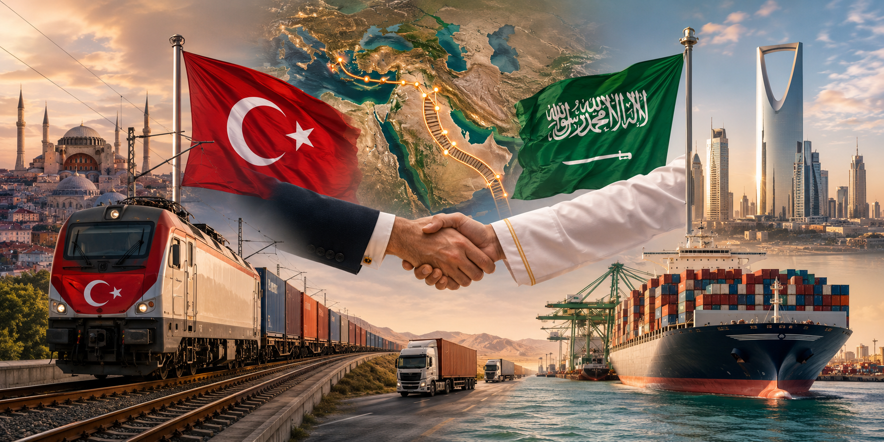 Türkiye ve Suudi Arabistan, lojistik ortaklıkları ile stratejik kazanımlarını artırıyor!